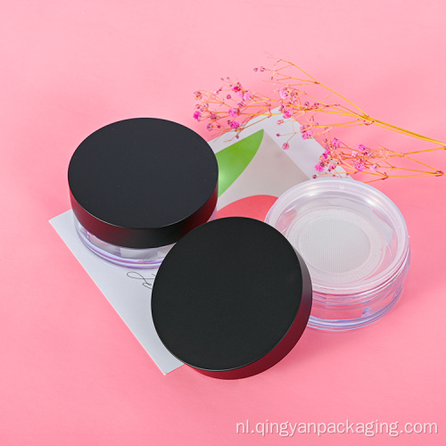 Hot Sale Plastic Cosmetic Loose Powder Container